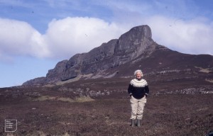 Me and the Sgurr of Eigg, May 1987